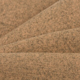 Mantel Terry Melange Stof Camel Beige – Warm, Zacht & Stijlvol