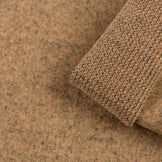 Mantel Terry Melange Stof Camel Beige – Warm, Zacht & Stijlvol