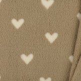 Hartjes Teddy Stof Donker Beige