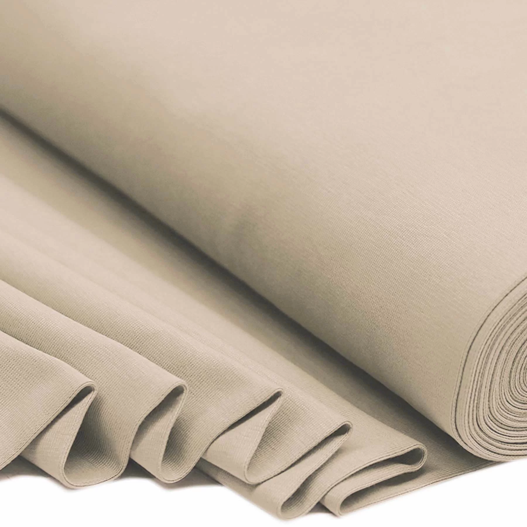 Boordstof Donker Beige – Zacht, Rekbaar & Duurzaam