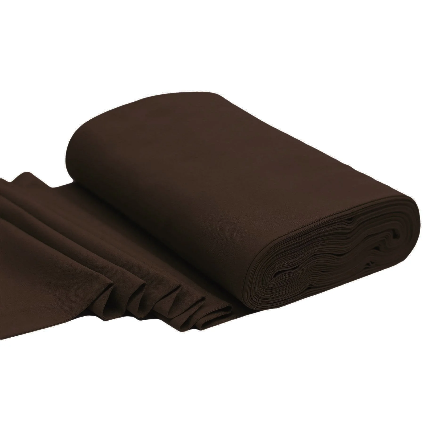 Boordstof Chocolade Bruin – Zacht, Rekbaar & Duurzaam