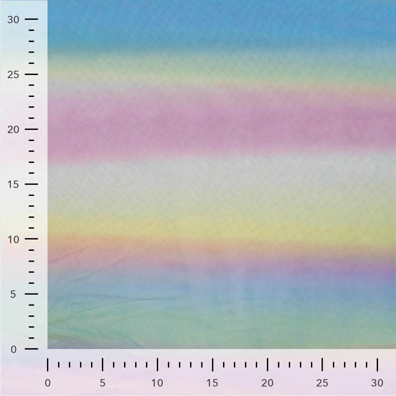 Zachte Tule Stof met Regenboogstrepen – Kleurrijk & Vrolijk