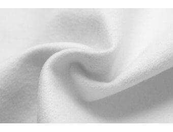 Molton Stof Wit