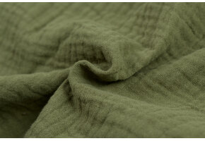 Baby Cotton – Mousseline Stof – Pickle Groen