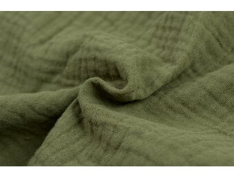 Baby Cotton – Mousseline Stof – Pickle Groen