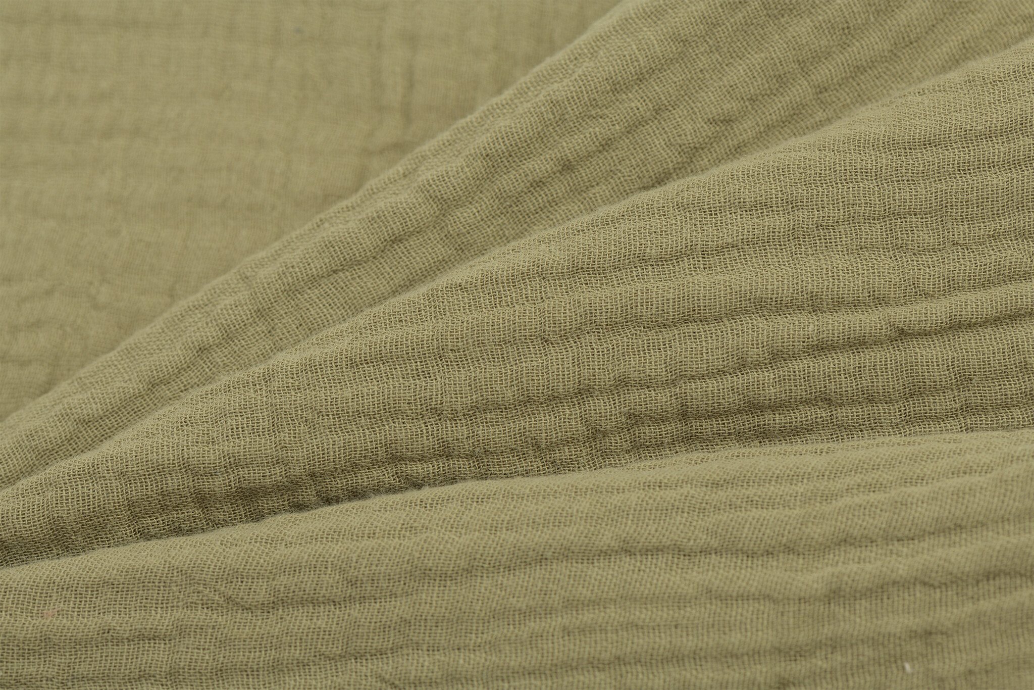 Hydrofiel Stof Olijfmos Groen – Zacht, Ademend & Oeko-Tex