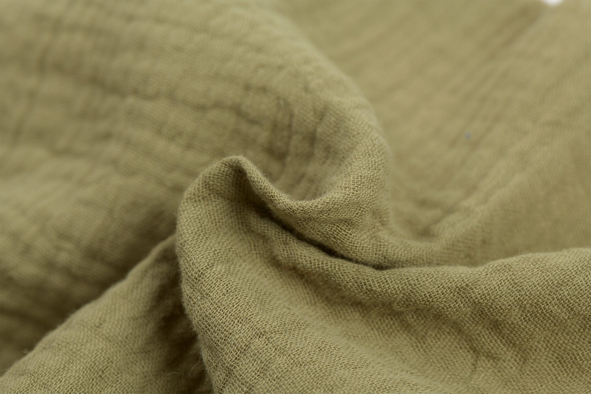 Hydrofiel Stof Olijfmos Groen – Zacht, Ademend & Oeko-Tex