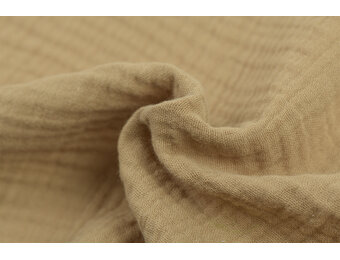 Baby Cotton – Mousseline Stof – Zandbeige