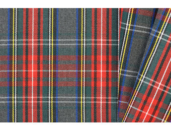 Schotse ruit middengrijs