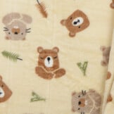 Doudou Fleece Stof Beertjes & Bevers – Zacht, Dubbelzijdig & Warm