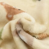 Doudou Fleece Stof Beertjes & Bevers – Zacht, Dubbelzijdig & Warm