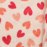 Doudou Fleece Stof – Lieve Hartjes – Zacht, Dubbelzijdig & Warm