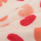 Doudou Fleece Stof – Lieve Hartjes – Zacht, Dubbelzijdig & Warm