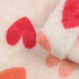 Doudou Fleece Stof – Lieve Hartjes – Zacht, Dubbelzijdig & Warm