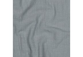 Double Gauze Slub – Hydrofiel Stof – Staalblauw