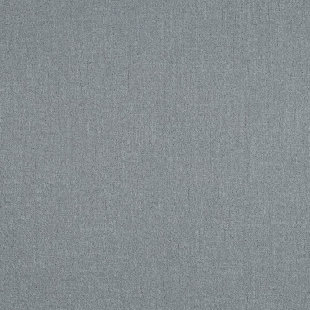 Double Gauze Slub – Hydrofiel Stof – Staalblauw