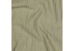 Double Gauze Slub – Hydrofiel Stof – Zacht Olijf