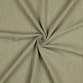 Double Gauze Slub – Hydrofiel Stof – Zacht Olijf