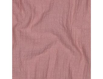 Double Gauze Slub – Hydrofiel Stof – Vintage Roze