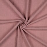 Double Gauze Slub – Hydrofiel Stof – Vintage Roze
