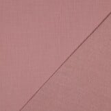 Double Gauze Slub – Hydrofiel Stof – Vintage Roze