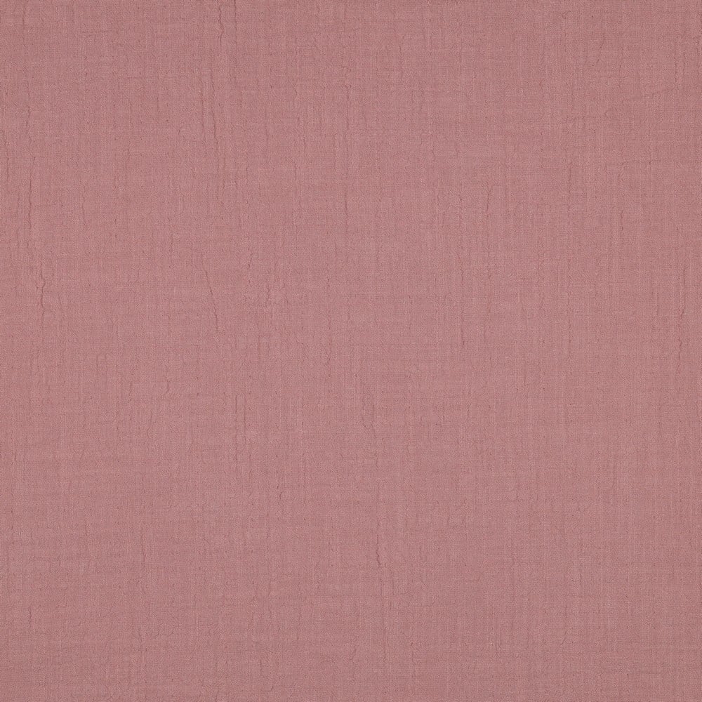Double Gauze Slub – Hydrofiel Stof – Vintage Roze