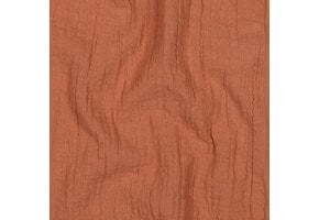 Double Gauze Slub – Hydrofiel Stof – Terracotta