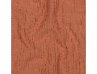 Double Gauze Slub – Hydrofiel Stof – Terracotta