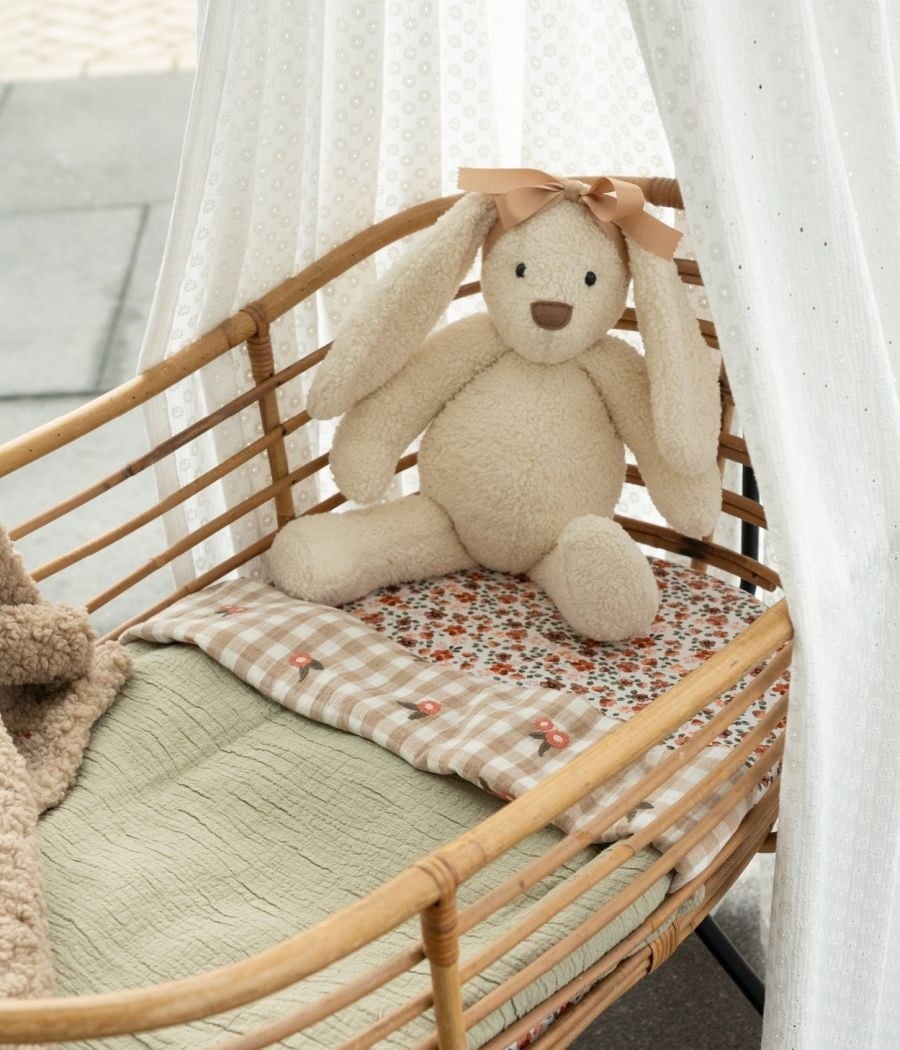 Double Gauze Slub – Hydrofiel Stof – Beige