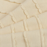 Jersey Katoen Ruffles – Naturel – Zacht, Rekbaar & Speels