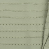 Jersey Katoen Ruffles – Salie Groen – Zacht, Rekbaar & Speels