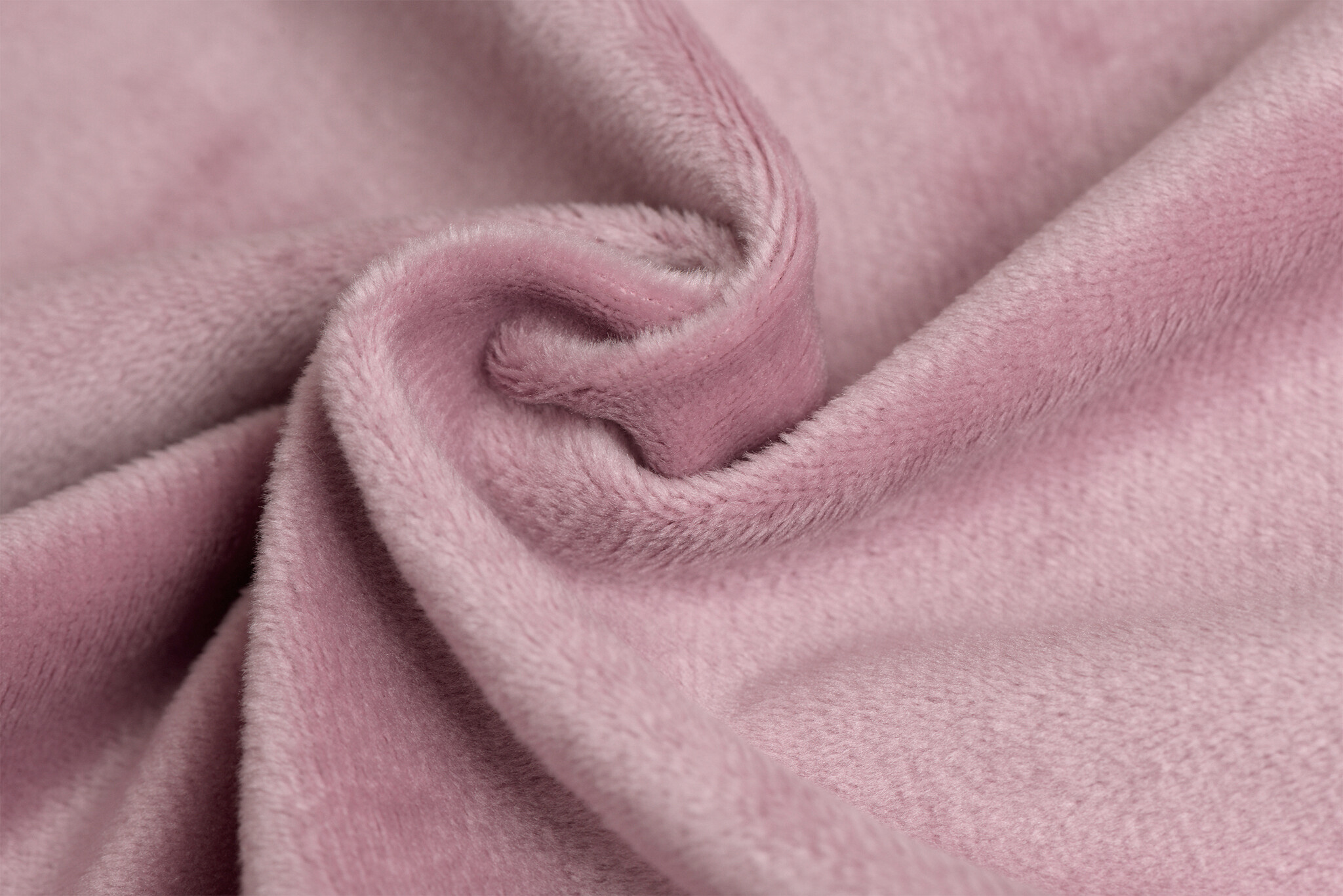 Minky Fleece Plain Oud Roze