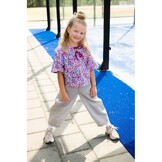 Katoen Poplin Stof Bloemen Paars – Vrolijk, Zacht & Soepel