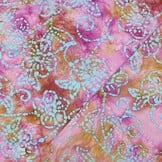 Handcrafted Batik Katoen Stof Roze – Ambachtelijk & Uniek
