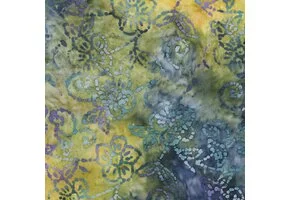 Handcrafted Batik Katoen Stof – Groen