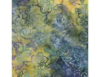 Handcrafted Batik Katoen Stof – Groen