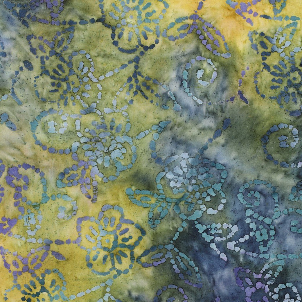 Handcrafted Batik Katoen Groen – Ambachtelijk & Uniek