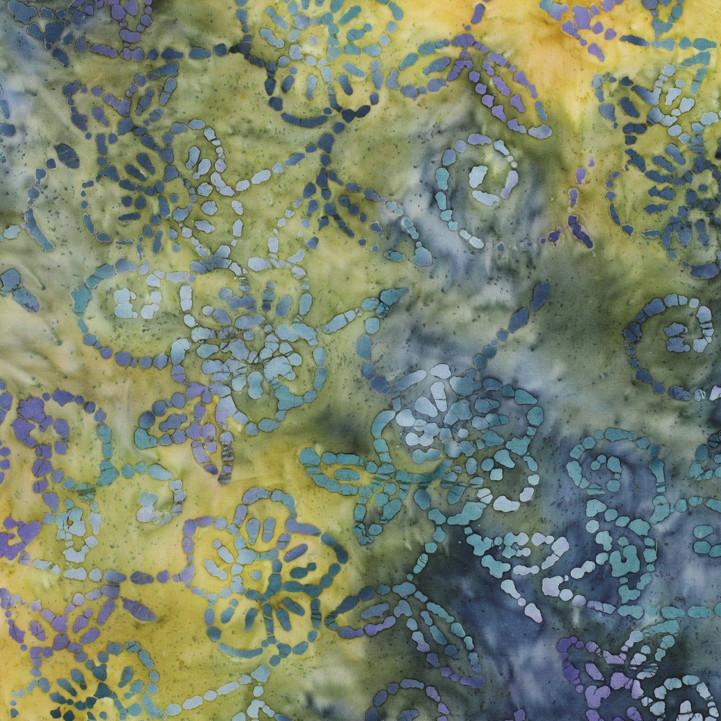 Handcrafted Batik Katoen Groen – Ambachtelijk & Uniek