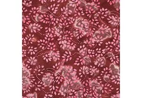 Handcrafted Batik Katoen Stof – Rood