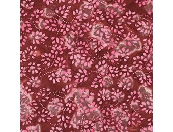Handcrafted Batik Katoen Stof – Rood