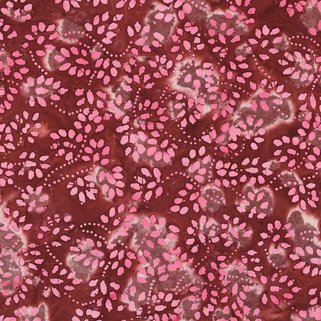 Handcrafted Batik Katoen Rood – Ambachtelijk & Uniek