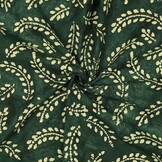 Handcrafted Batik Katoen Groen – Ambachtelijk & Uniek