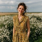 Handcrafted Batik Katoen Groen – Ambachtelijk & Uniek