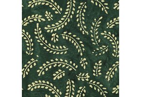 Handcrafted Batik Katoen Stof – Groen