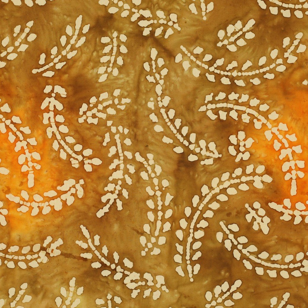 Handcrafted Batik Katoen Oranje – Ambachtelijk & Uniek