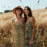 Handcrafted Batik Katoen Groen Multi – Ambachtelijk & Uniek