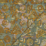 Handcrafted Batik Katoen Ochre – Uniek & 100% Katoen