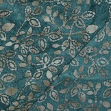 Handcrafted Batik Katoen Donker Petrol – Ambachtelijk & Uniek