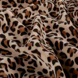 Nicky Velours Panter Beige – Zacht, Stoer & Rekbaar