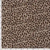 Nicky Velours Panter Beige – Zacht, Stoer & Rekbaar